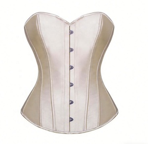 Corset Bustier en Satin pour Femme, Multi-couleurs, avec Baleines, Serre-taille et Dos Lacé – Nouveauté Tendance - Product Image 2