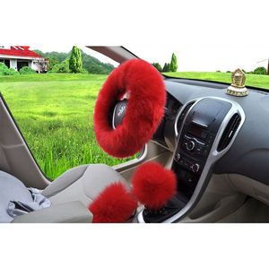Accesorios <span class=keywords><strong>de</strong></span> invierno para coche, fundas esponjosas para <span class=keywords><strong>volante</strong></span> para <span class=keywords><strong>mujer</strong></span> - Product Image 2