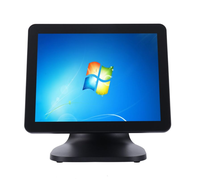 Terminal de point de vente tactile 15 pouces pour magasin, système de caisse enregistreuse Windows/Android, efficace pour le commerce de détail