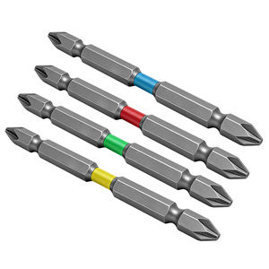 Embouts de tournevis double face DE PH2 65/100/150MM, embout de tournevis en acier S2, tige hexagonale, embout de puissance avec manchon coloré - Product Image 2