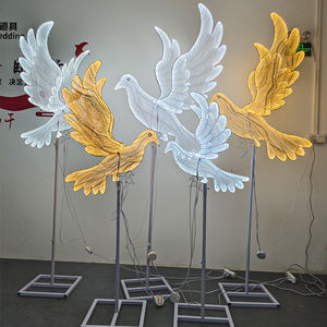 Vendita diretta della fabbrica, nuovo stile LED piccione lampada a sospensione, interno luminoso uccello ornamento, decorazione di nozze luce - Product Image 2