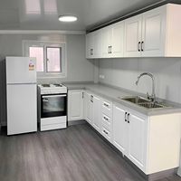 Casa Contenedor Modular Moderna, Desmontable, de Construcción Rápida, de Lujo, de 20 Pies, Personalizada, Hecha de Acero