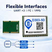 Module GNSS RTK double fréquence D303-5D, module de positionnement multi-constellations haute précision pour intégration OEM
