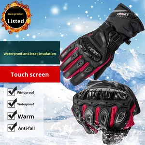 <span class=keywords><strong>Gants</strong></span> de course d'hiver pour hommes <span class=keywords><strong>Gants</strong></span> longs de <span class=keywords><strong>moto</strong></span> imperméables et chauds Anti-chute <span class=keywords><strong>Gants</strong></span> épais tout-terrain d'extérieur - Product Image 4