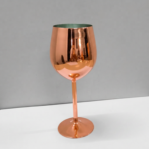 Verre à vin en cuivre massif - Product Image 2