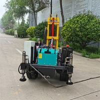 Appareil de forage facile à déplacer pour puits d'eau équipement de forage spt portable Mini appareil de forage électrique 50 profondeur