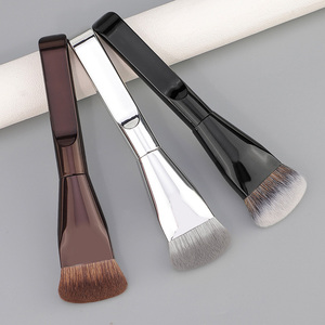 Logo personnalisé professionnel OEM doux argent or Ultra mince correcteur <span class=keywords><strong>pinceau</strong></span> de fond de teint non marquant <span class=keywords><strong>pinceau</strong></span> de <span class=keywords><strong>maquillage</strong></span> - Product Image 6