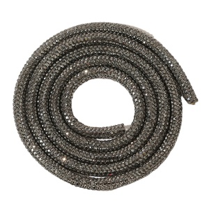 Cordones de lujo con diamantes de imitación, cuerda de cristal, cordón brillante para sudadera - Product Image 3