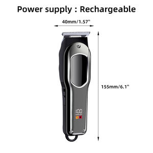 Cortadora de Pelo Profesional Inalámbrica USB con Cuchillas de Cerámica, Bajo Ruido, Carga Rápida, Resistente al Calor, Longitudes Ajustables, para Automóvil - Product Image 3