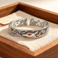 Bracelet vintage en émail coloré motif renard à neuf queues pour homme et femme, bijou porte-bonheur, accessoire de main