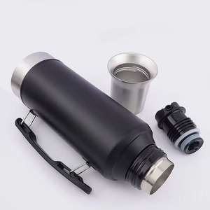 Ensemble thermos en acier inoxydable de 1300 ml avec 2 tasses et bombillas, gourde isotherme sous vide pour <span class=keywords><strong>Yerba</strong></span> Mate, kit de voyage portable - Product Image 6