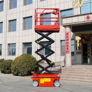 Customizable 6m 8m 10m 14m 18m Mobile Hydraulic Scissor Lift Small Mobile One Man Scissor Lift/Electric Scaffolding