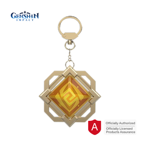 <span class=keywords><strong>Porte</strong></span>-clés en métal en alliage de zinc <span class=keywords><strong>Genshin</strong></span> Impact sous licence officielle 2025 Mondstadt Inazuma Sumeru Liyue <span class=keywords><strong>Genshin</strong></span> Visions <span class=keywords><strong>porte</strong></span>-clés - Product Image 1