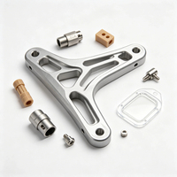 Soporte de Aluminio y Titanio para Aeronaves HERUIYUN, Mecanizado CNC de Cinco Ejes, Hardware de Vuelo, Fabricación con Tolerancia Precisa