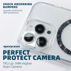 Funda para iPhone 12 15 Pro Max, Transparente, de TPU, Magnética, Antigolpes, para iPhone 15 - Product Image 4