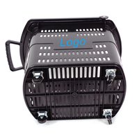 Paniers pour magasins de détail Caddie de supermarché caddie en plastique portable panier de supermarché avec roues