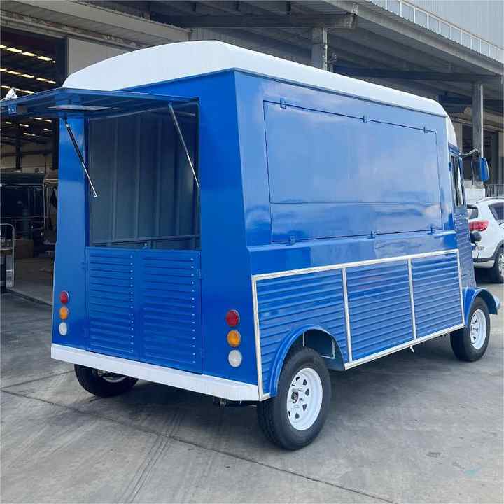 Outdoor Mobile BBQ Food Trailer Ice Cream Cart Luxury Citroen Electric Food Truck
