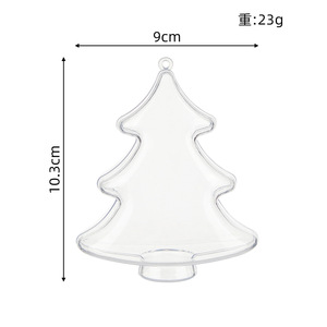 Ornements <span class=keywords><strong>d</strong></span>écoratifs transparents de Noël pour faveurs de mariage Boîtes en forme de cœur Boîte <span class=keywords><strong>d</strong></span>'emballage en plastique transparent en forme de cœur - Product Image 6