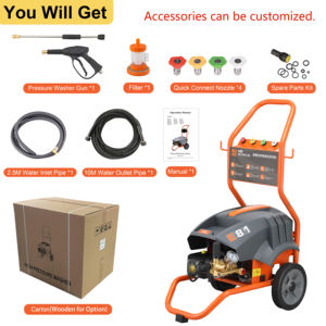 Nettoyeur haute pression <span class=keywords><strong>pliable</strong></span> 160 bar 2350 psi 3,5 kW, machine de lavage de voitures professionnelle pour usage commercial - Product Image 3