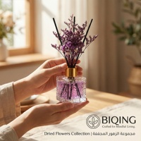 Ensemble cadeau de décoration d'intérieur en gros : Diffuseur de parfum d'ambiance à bâtonnets, huiles essentielles, fleurs séchées, aromathérapie naturelle, accessoires de voiture