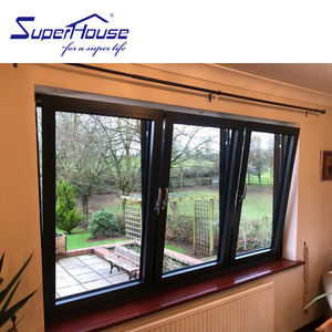 Architecture européenne systèmes <span class=keywords><strong>de</strong></span> fenestration <span class=keywords><strong>de</strong></span> maison en briques rouges joint d'angle aluminium verre inclinaison fenêtre tournante <span class=keywords><strong>baie</strong></span> murale - Product Image 5