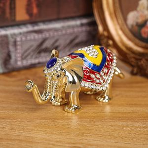 Shinnygifts гуанскийдун производителей в форме животных шкатулка для украшений в стиле 5 шт./компл. Слон Форма шкатулка для украшений индийские сувенир подарки - Product Image 4