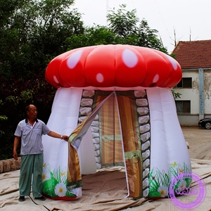 WAHA <span class=keywords><strong>Alice</strong></span> <span class=keywords><strong>au</strong></span> <span class=keywords><strong>Pays</strong></span> <span class=keywords><strong>des</strong></span> <span class=keywords><strong>Merveilles</strong></span> Champignons Gonflables Champignon Rouge Accessoires Gonflables Tente pour Enfants Camping - Product Image 1