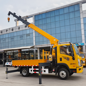 <span class=keywords><strong>Grue</strong></span> hydraulique montée sur <span class=keywords><strong>camion</strong></span> <span class=keywords><strong>de</strong></span> 6 tonnes, équipement <span class=keywords><strong>de</strong></span> <span class=keywords><strong>levage</strong></span> à flèche télescopique pour les travaux <span class=keywords><strong>de</strong></span> logistique et <span class=keywords><strong>de</strong></span> transport - Product Image 2