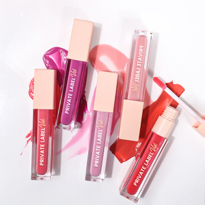 Boîte d'emballage personnalisée pour gloss liquide transparent, vente en gros, gloss végétalien brillant, mat, longue tenue, effet repulpant, brun foncé - Product Image 5