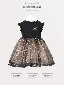 Vrouwelijke 16-jarige Jurk Zomer Kinderen Meisjes Katoenen Gezwollen Rok Super Fee Buitenlandse Stijl Mesh Prinsessenjurk Zomer - Product Image 3