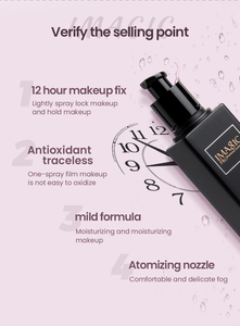 IMAGIC Spray <span class=keywords><strong>Fixateur</strong></span> 3-en-1 : Base, <span class=keywords><strong>Fixateur</strong></span> et Brume de Finition Longue Durée et Waterproof pour Maquillage de Mariée - Product Image 4