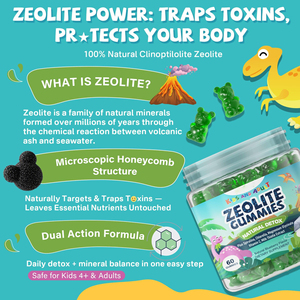 Vitadiscovery Private Label Kids Detox Gummies Zeolita Suplemento con vitaminas para la salud y la función inmune - Product Image 4