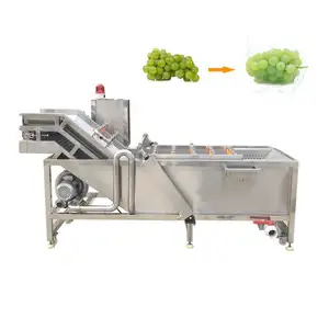 Discount Price Fresh Moringa Leaves Washing and Drying Machine Fruit Vegetable Washing Machine Cutting Machine , GREEN Easy Wash