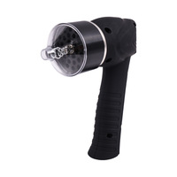 Broyeur électrique automatique pour sèche-cheveux, design luxueux à pression unique, accessoires de fumage populaires pour le tabac, les herbes et le café