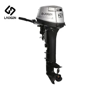 Laogen Robust25 Boat Motor Outboard Match Tohatsu 2 Stroke Outboard Motor Long Shaft Boat Outboard Engine