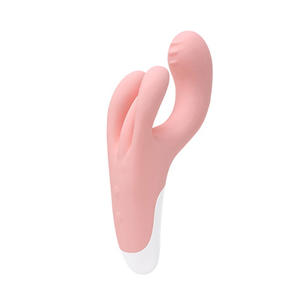 Vibrador de Conejo 3 en 1 de Silicona de Gran Potencia para Estimulación Clitoriana, Juguete <span class=keywords><strong>Sexual</strong></span> para Mujeres, Producto para Adultos, Vibrador Vaginal - Product Image 1