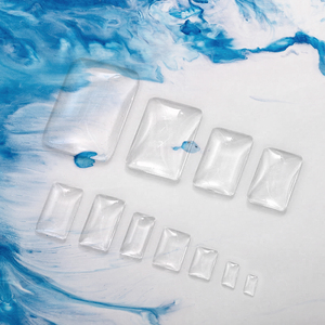 Pujiang usine OEM hémisphère blanc cristal verre aimants personnalisés pour portes de réfrigérateur ébauches de sublimation aimant réfrigérateur Photo - Product Image 5