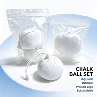 Accessoire d'escalade : Boule de magnésie antidérapante rechargeable pour la gym et le sport, emballage personnalisé portable