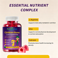 Gummies pour enfants HYT, marque OEM, pour la santé osseuse, avec calcium, vitamine D3 & K2, zinc, pour la croissance des enfants et des adolescents, améliore la densité osseuse