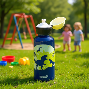 Bouteille d'eau SIGG Glow Dinos 0,5 L pour enfants avec couvercle rabattable - Product Image 3
