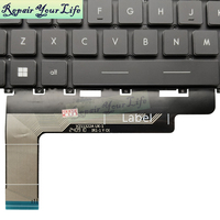 Keyboard Laptop Backlit UI AS untuk MSI Summit E14 Evo-A12M V211322A Modern 14 C12MO C11M C13M C5M C7M MS-14JK MS-14J 14J3 14J1