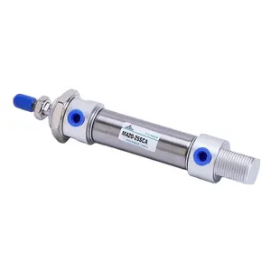 Pneumatic Supplier MA16 MA Series Mini Type Small Single Acting Stainless Steel Air Piston Cylinder With Magnetic