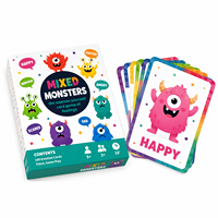 Cartes flash éducatives, commande d'échantillons en petites quantités, cartes d'activités pour enfants en PVC enduit imperméable