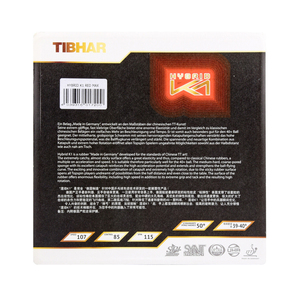 <span class=keywords><strong>TIBHAR</strong></span> K1 <span class=keywords><strong>Raquette</strong></span> de tennis de table rouge en caoutchouc dernier modèle avec plus de 40 vitesses pour balles de ping-pong - Product Image 2