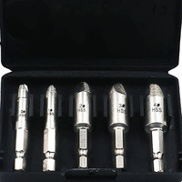 1/4 "tige hexagonale endommagé vis extracteur foret ensemble dépouillé cassé vis boulon extracteur extracteur sortir Kit d'outils de démolition
