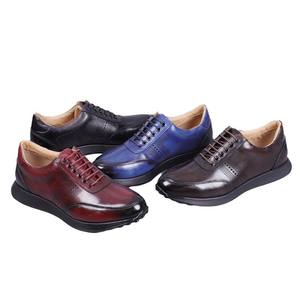 Zapatos Oxford de Cuero Vacuno Genuino con Suela Antideslizante y Forro Transpirable, Zapatos de Vestir para Hombre - Product Image 5