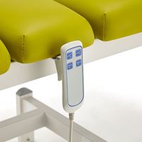 Table de massage électrique à 3 moteurs, 4 sections réglables, avec vérins à ciseaux, roulettes verrouillables et télécommande manuelle pour spa et clinique