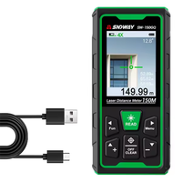 Télémètre laser numérique extérieur SNDWAY SW-150GQ à faisceau vert avec caméra