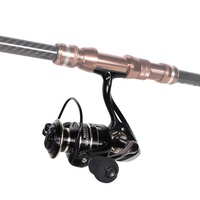 Canne et Moulinet de Pêche KALIOU T385 NX Series pour Eau Salée, Combo Lance-Appât et Moulinet Spinning