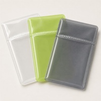 Pochettes à fermeture éclair en PVC transparent imprimées sur mesure pour bijoux, emballage pour colliers, bracelets et boucles d'oreilles